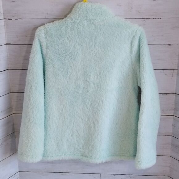 Girl's Fuzzy Pullover Jacket Coat Top - Picture 5 of 5